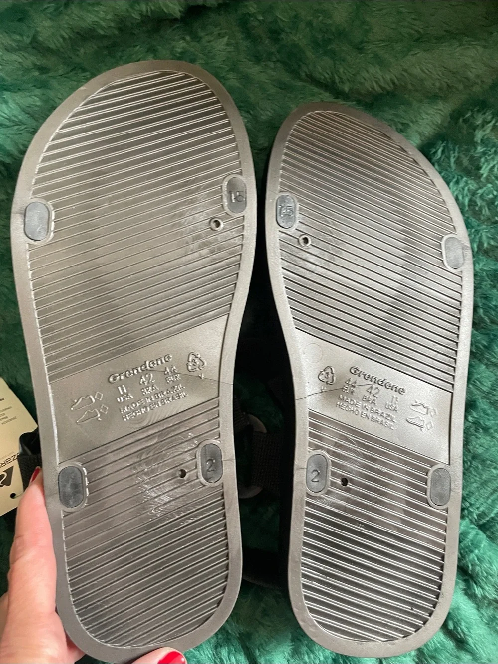 Ozark Trail Men's Black Adjustable Webbing Sandals size 11